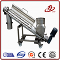 Hopper screw conveyor inclined screw hopper loader